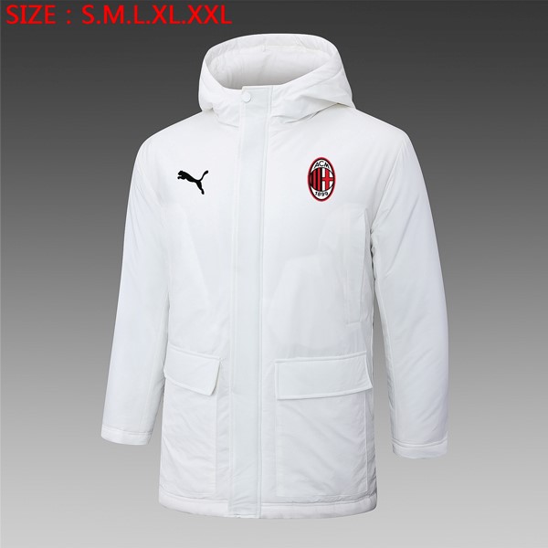 Abrigo AC Milan 2024/25 Blanco 2